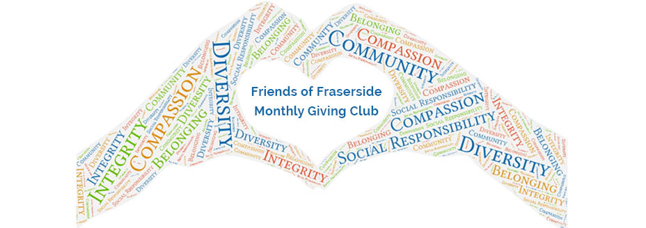 Fraserside launches Monthly Giving Club Featured Image